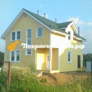 ПОКРАСКА ДОМА ПУШКИНСКИЙ РАЙОН — фото 1