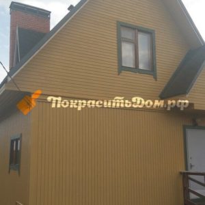 ПОКРАСКА СТАРОГО ДОМА ЛЮБЕРЕЦКИЙ РАЙОН — фото 1