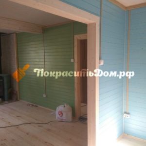 Внутренняя и наружная покраска дома в Чеховском районе — фото 1