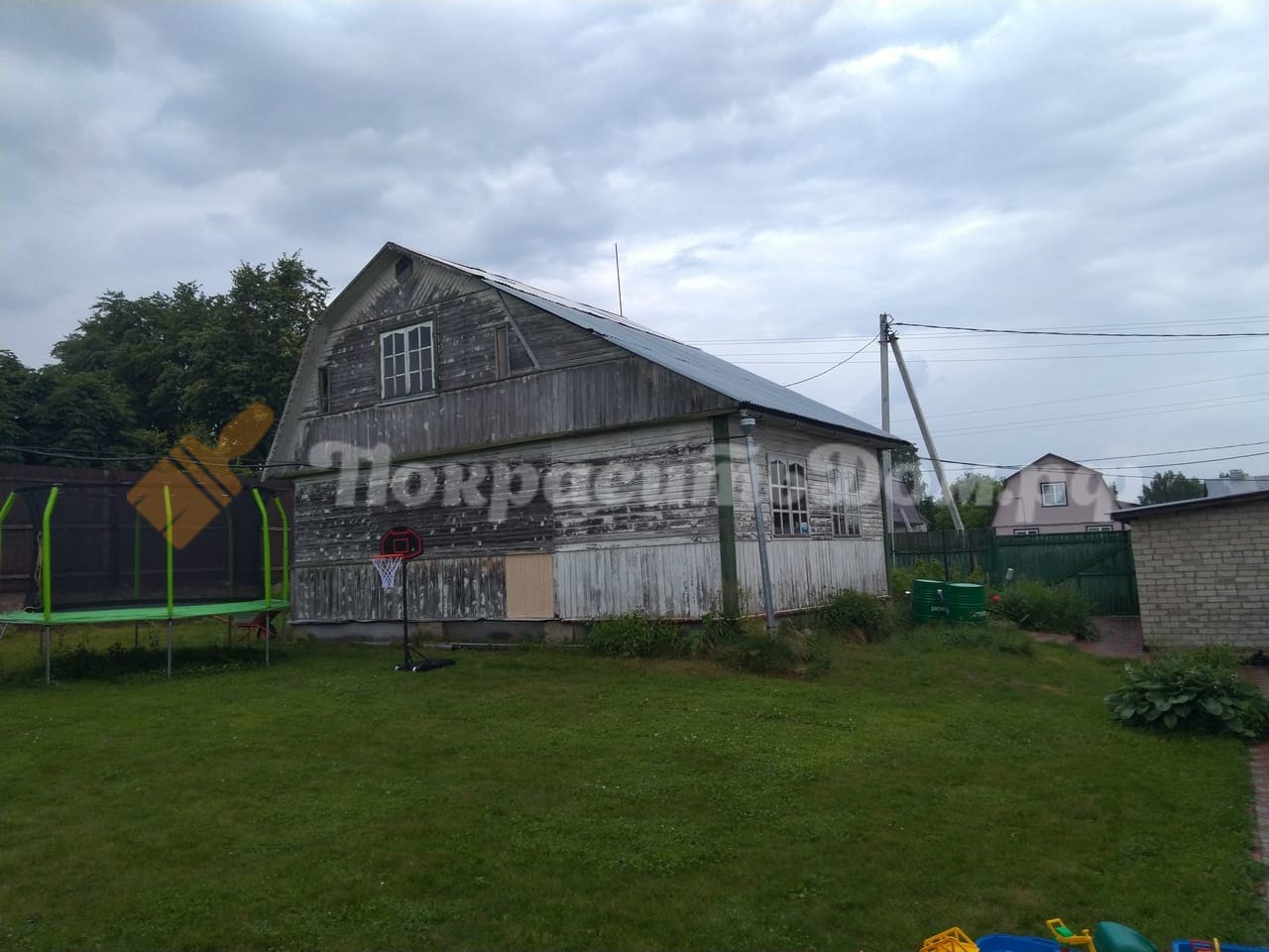 Состояние дома до покраски
