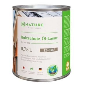 G-nature 425 - Защитное масло-лазурь для внешних работ (Holzschutz Öl-Lasur) — фото 1